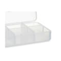 Miniatyrbild 3 av 3: Doseringsask med fack Berilo HW0929-1 Transparent Plast 11,5 x 18 x 2,2 cm (12 antal)