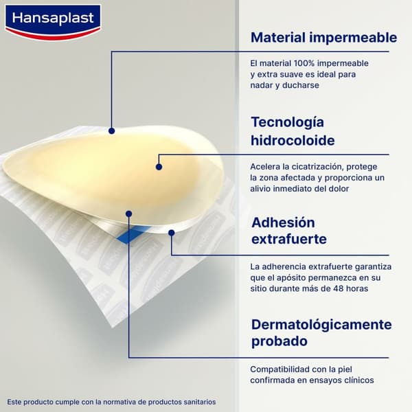 Steriloidut siteet Hansaplast HP FOOT EXPERT 6 osaa