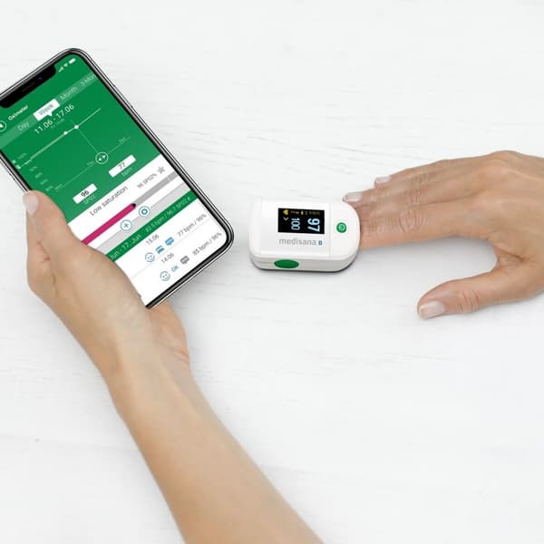 Oximeter med Puls Medisana PM 100