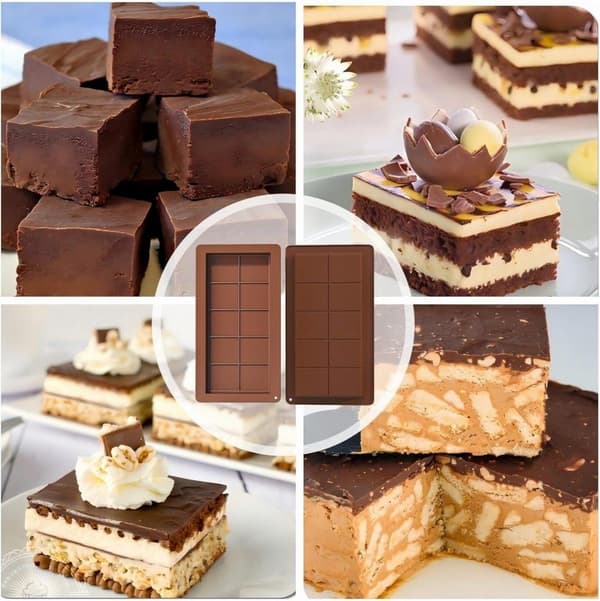 Chokladform Dubai, Mörk chokladform BPA-fri, Brun 1-Pack