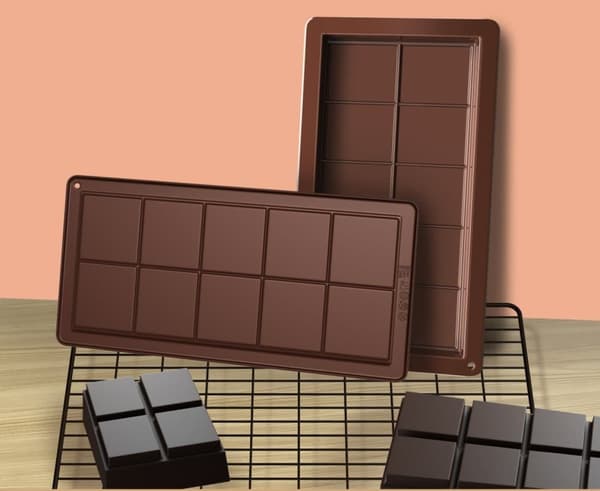 Chokladform Dubai, Mörk chokladform BPA-fri, Brun 1-Pack