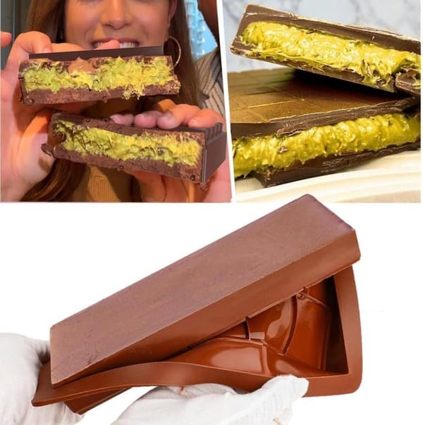 Chokladform Dubai, Mörk chokladform BPA-fri, Brun 1-Pack