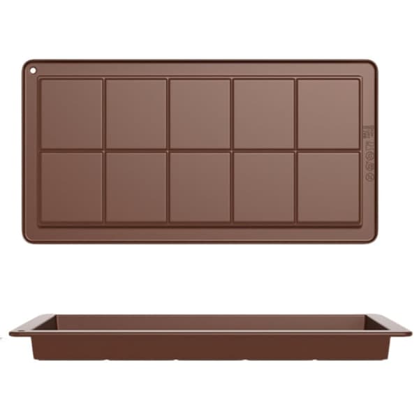 Chokoladeskimmel Dubai, Mørk Chokoladeform BPA-fri, Brun 1-Pak