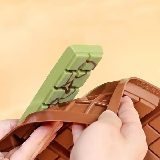 Chokoladeformsæt, silikone dyb, inkluderer poser og skraber