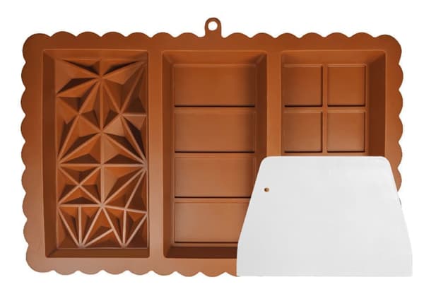 Chokoladeform Dubai 3-i-1, silikone, BPA-fri