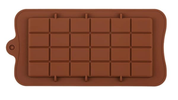 Dybe chokoladeplader i silikoneform, silikone bageform, fødevaregodkendt, 3D chokolade- og kageform