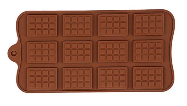 Dybe chokoladeplader i silikoneform, silikone bageform, fødevaregodkendt, 3D chokolade- og kageform