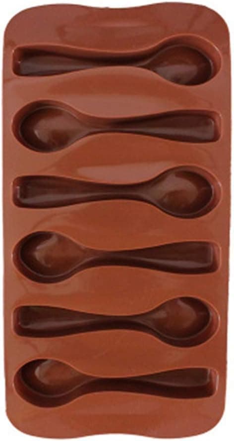 Dybe chokoladeplader i silikoneform, silikone bageform, fødevaregodkendt, 3D chokolade- og kageform