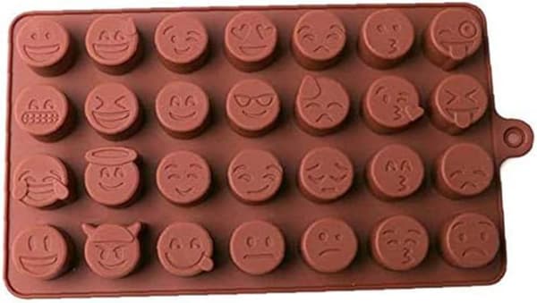 Dybe chokoladestænger Silikoneform Silikone Bageform, Fødevaregodkendt, Non-stick, 3D chokolade- og kageform, Brun