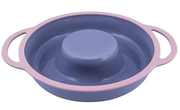 Silikoninen leivontavuoka SARVIN DONUTS BABKI -donitseille 23 cm, jäykkä, kahvoilla
