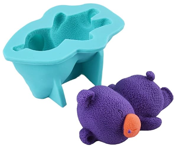 Silikonimuotti sokerimassalle 3D KARHU