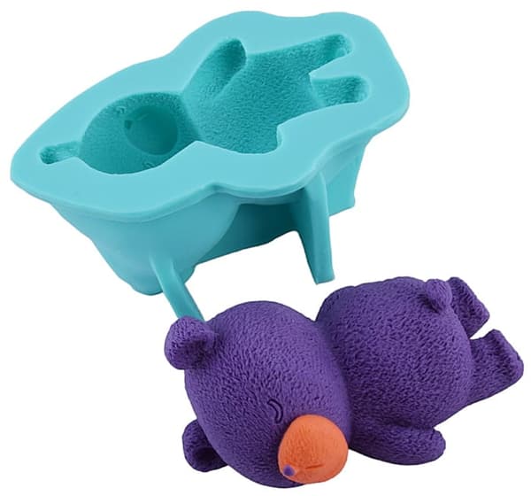 Silikoneform til sukkerpasta 3D BJØRN