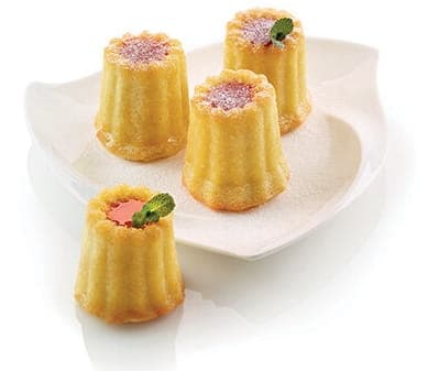 Silikoneform til enkeltportions CANNELE SILIKOMART