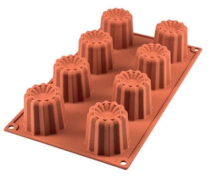 Silikoneform til enkeltportions CANNELE SILIKOMART
