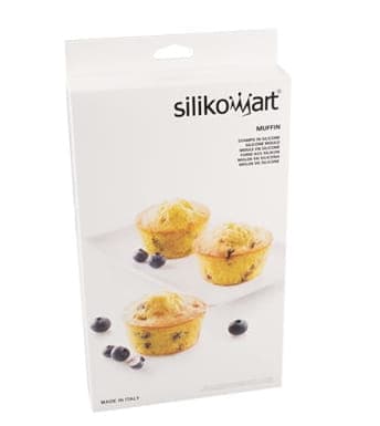 Silikonform för portionsformade muffins i SILIKOMART