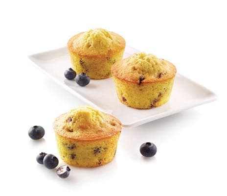 Silikonform för portionsformade muffins i SILIKOMART