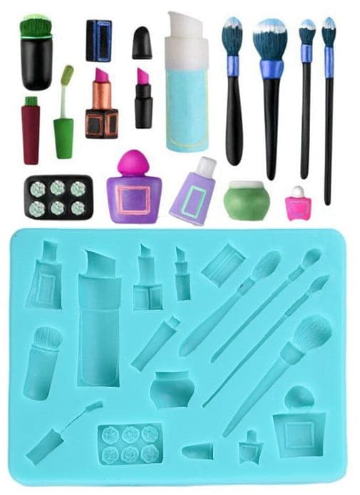 Silikonform för sockerpasta KOSMETIKA MAKEUP wz2