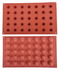 Miniatyrbillede 2 af 2: Silikoneform til portionsvise chokolader, desserter, praliner, TRØFLER, MINIBOLLER