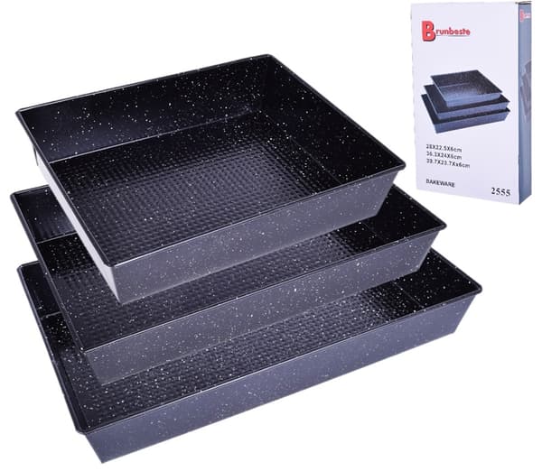 3x Bakplåtsset med 3 klassiska non-stick-beläggningar