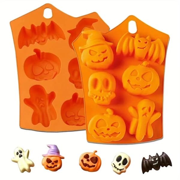 Silikon bakform HALLOWEEN spökpumpa fladdermus