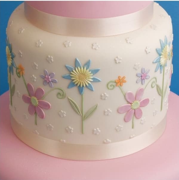 Sockerpastaskärare, Blommor, Fantasiblomma, set med utstickare