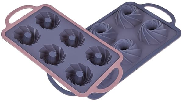 Silikonform för vridna cupcakes med skorsten, STAVAD