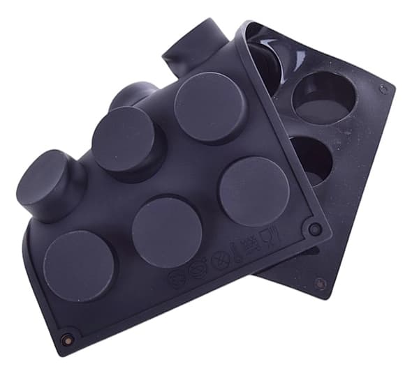 Silikonform för monoportioner CYLINDER 40xh20mm 15 hål Desserter Mousse