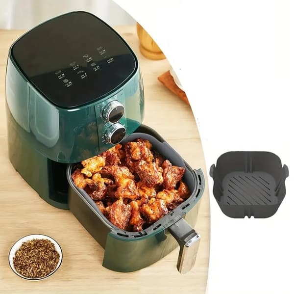 Silikoninsats för AIR FRYER 16 cm fettfri fritösform