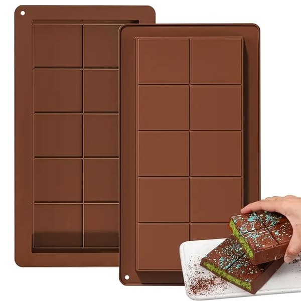 Silikoneform til Dubai chokoladebar XXL 22x10 cm chokolade