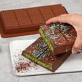 Miniatyrbillede 4 af 6: Silikoneform til Dubai chokoladebar XXL 22x10 cm chokolade