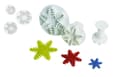 Miniatyrbillede 1 af 3: SNEFLAKES udstikker med stempel, 3 stk.