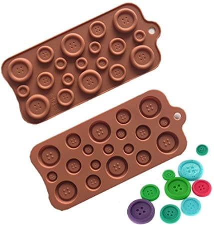 Silikonform för praliner, choklad, glass, knappar