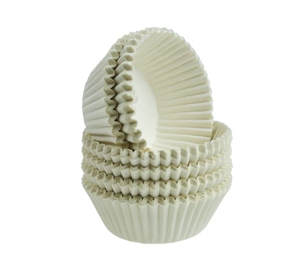 Papirforme til cupcakes 45x25 cm HVIDE