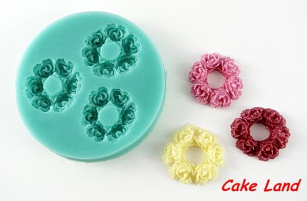 3D silikonform ROSKRANSAR