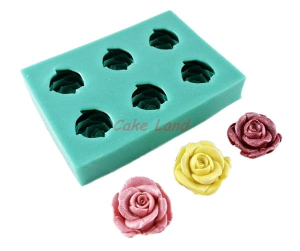 Silikonimuotti sokeripastalle ROSE ROSES ROSE FLOWER