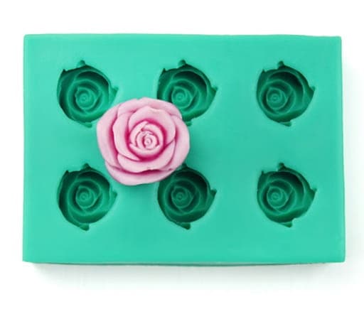 Silikoneform til sukkerpasta ROSE ROSER ROSEBLOMST
