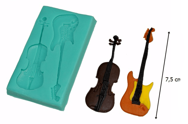 Silikonform GITARRFIOLI