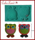 Pikkukuva 2 / 2: Silikonimuotti sokeripastalle OWL OWLS