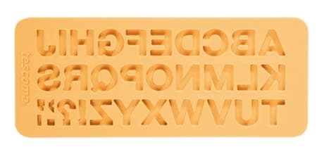 Silikonform ALFABET BOKSTÄVER Tescoma