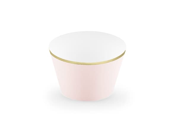 Cupcake-kääreet Vaaleanpunainen Elegant Bliss