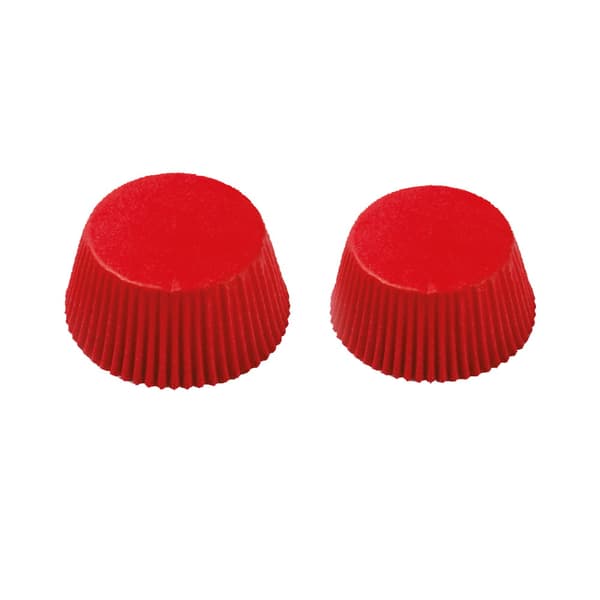 Pappersformar för muffins, röda, 50x32 mm, DECORA, 75 st