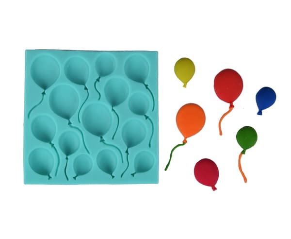 Silikonform för sockerpasta BALLONGER BALLONGER