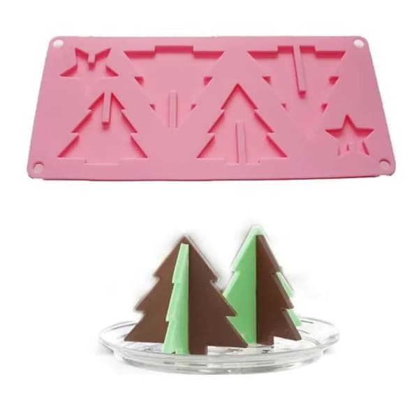 Silikonchokladform JULGRAN 3D