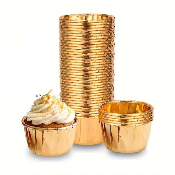 Muffinsformar GULD 50x40 mm / 50 st