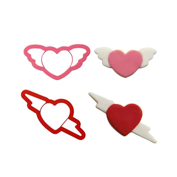 LOVE-utstickare 2 st Alla hjärtans dag-formar