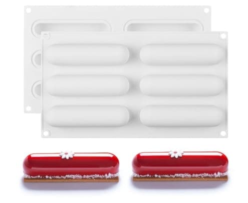 OVAL STRIP silikonform i en portion