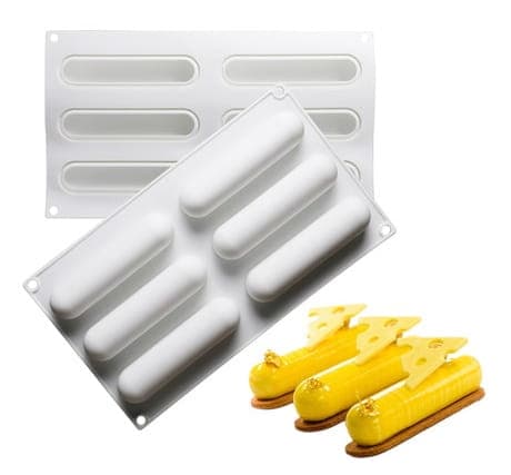 OVAL STRIP silikonform i en portion