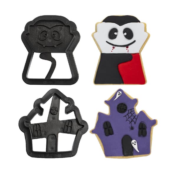 VAMPYR & SLOTT Utstickare 2 st Halloween