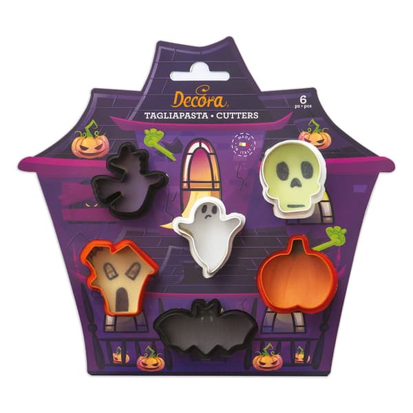 Mini kakformar 6 st Halloween