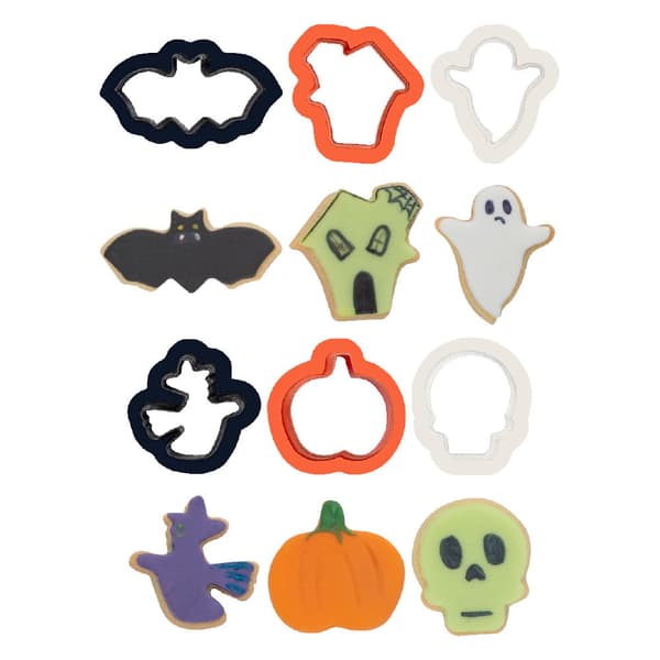 Mini kakformar 6 st Halloween